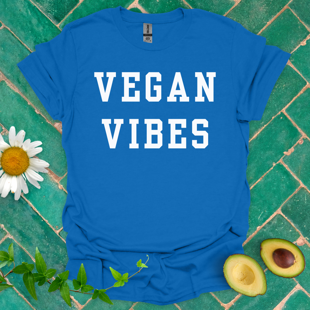 Vegan Vibes Text Tee