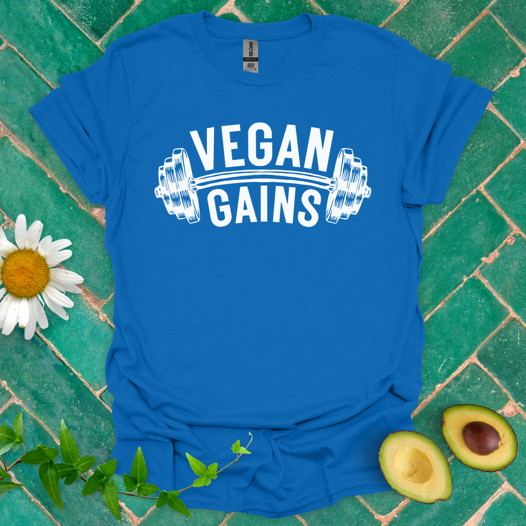 Vegan Gains Gym Tee