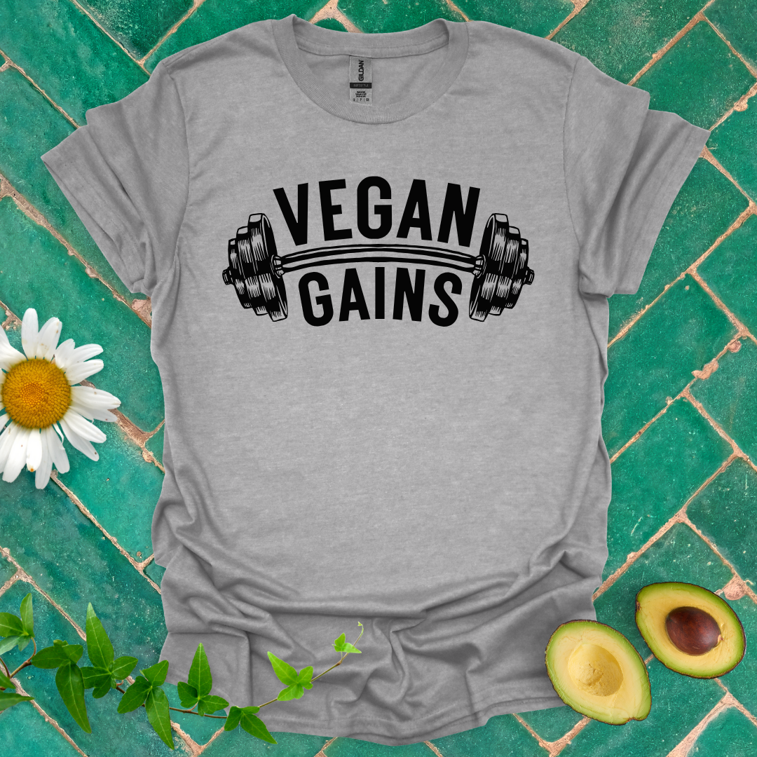 Vegan Gains Gym Tee