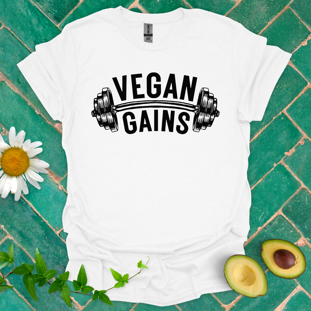 Vegan Gains Gym Tee