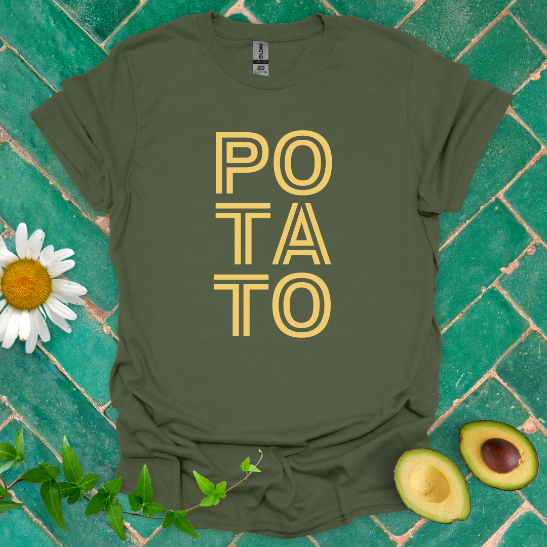 Potato Typography Tee
