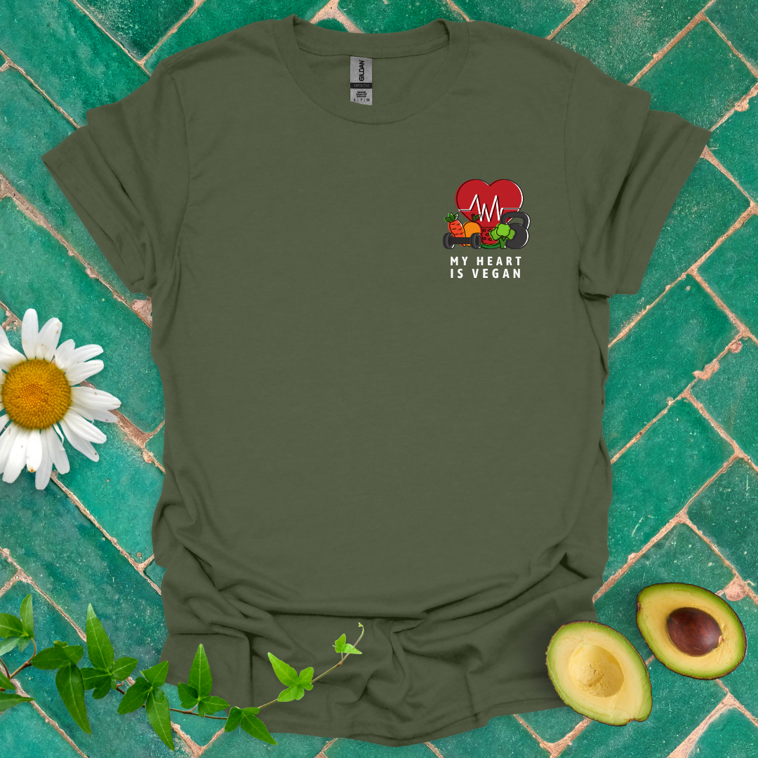 Vegan Heart Gym Tee
