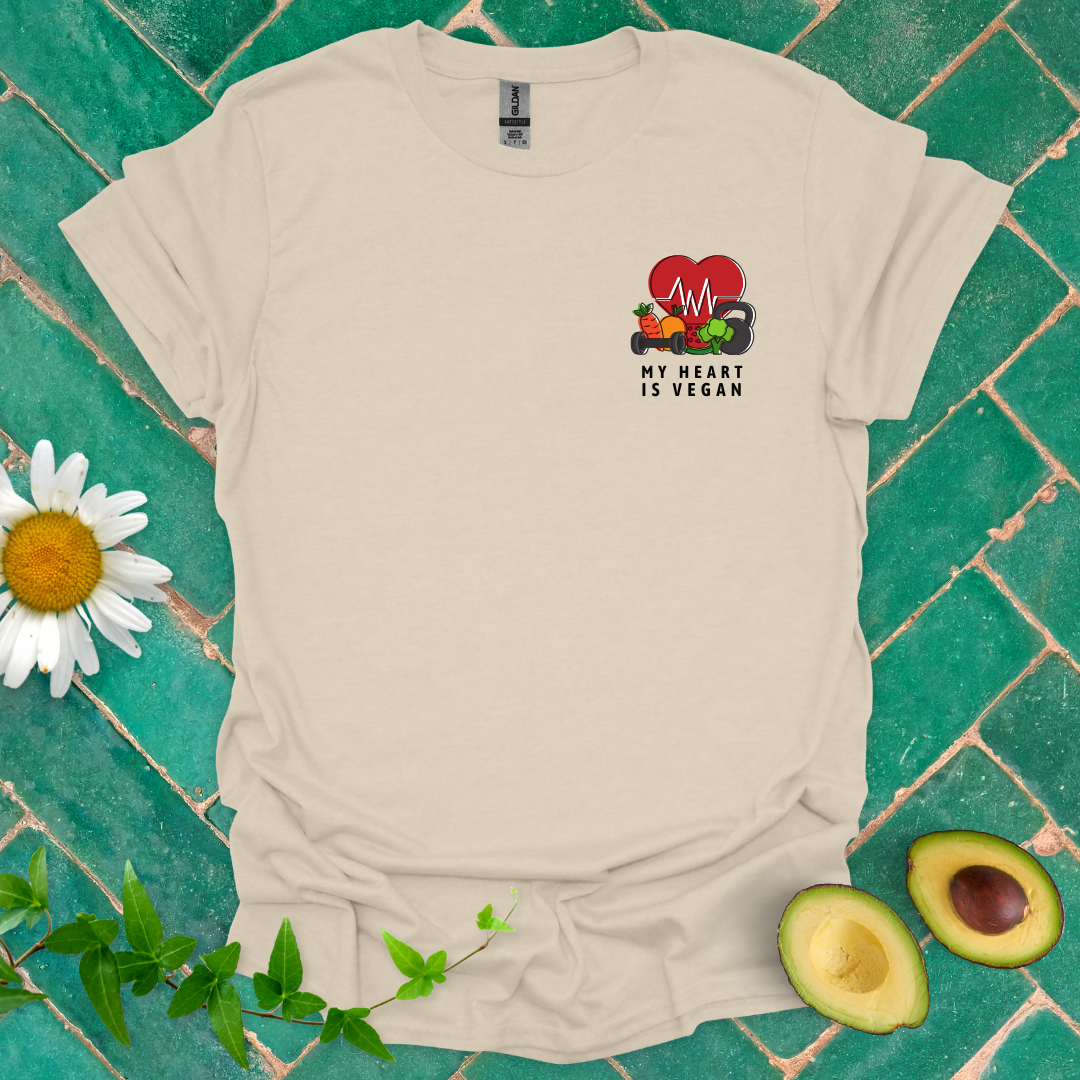 Vegan Heart Gym Tee