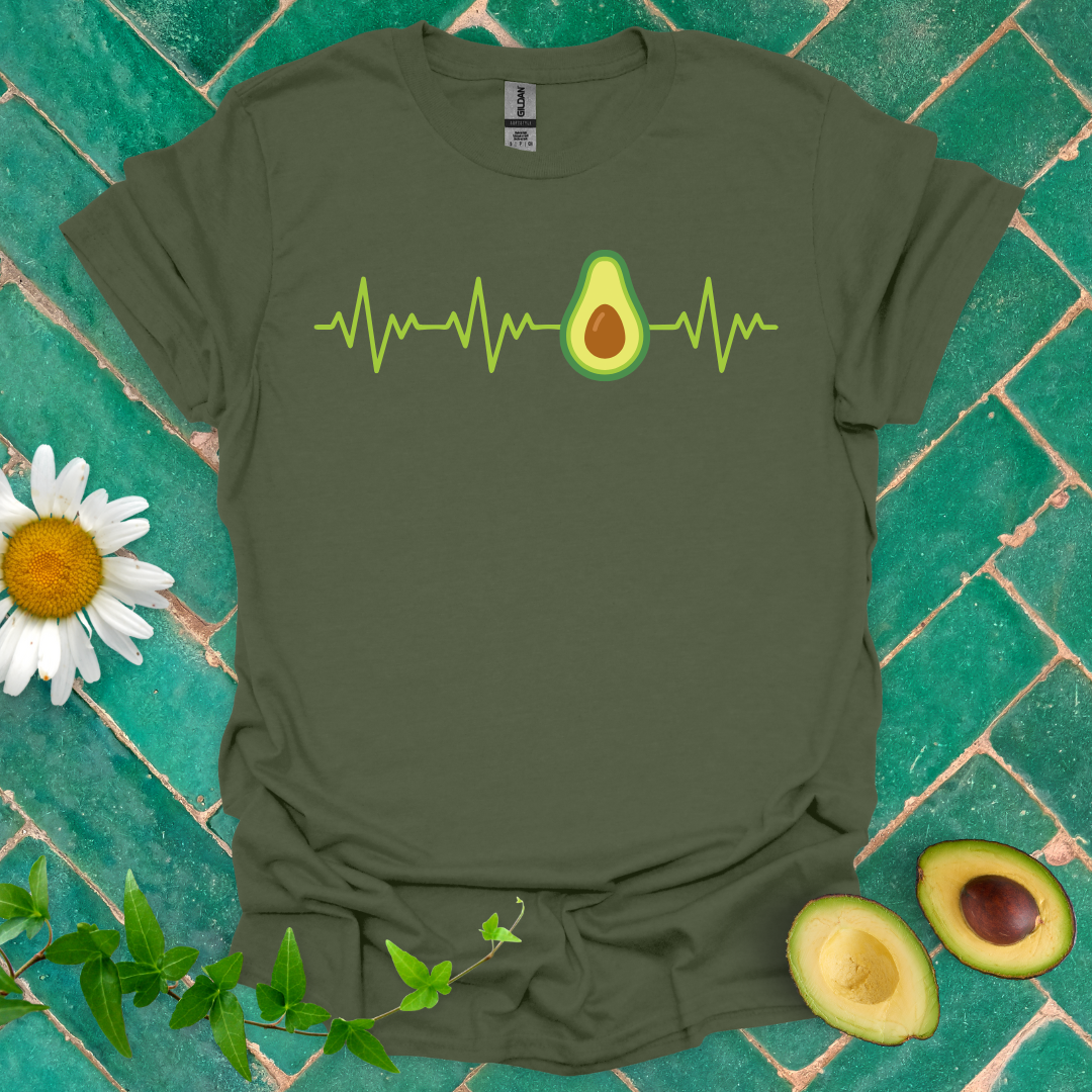 Avocado Heartbeat Tee