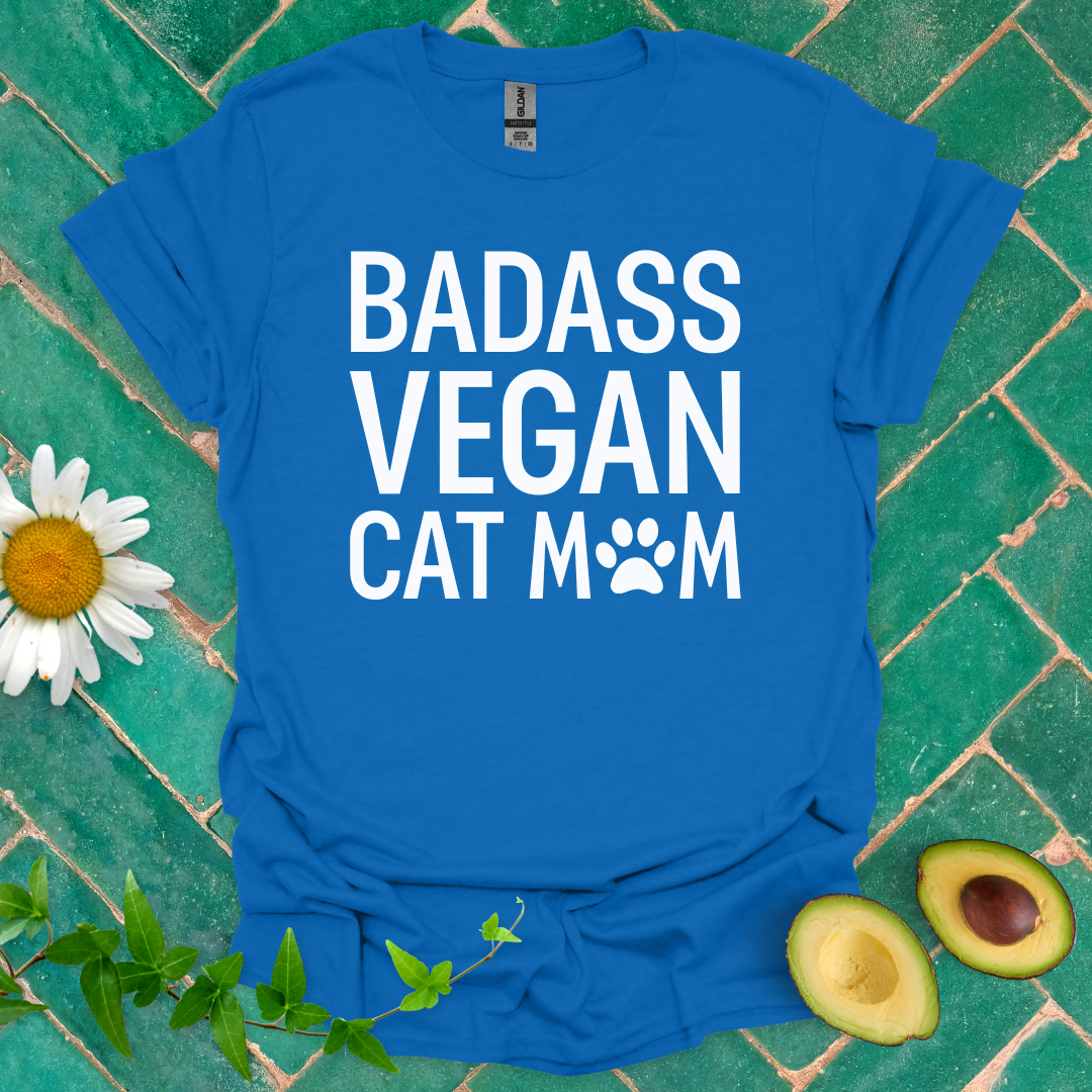 Vegan Cat Mom Tee