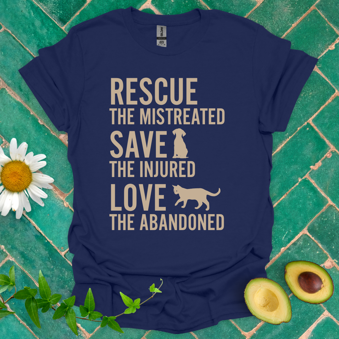 Rescue Save Love Tee