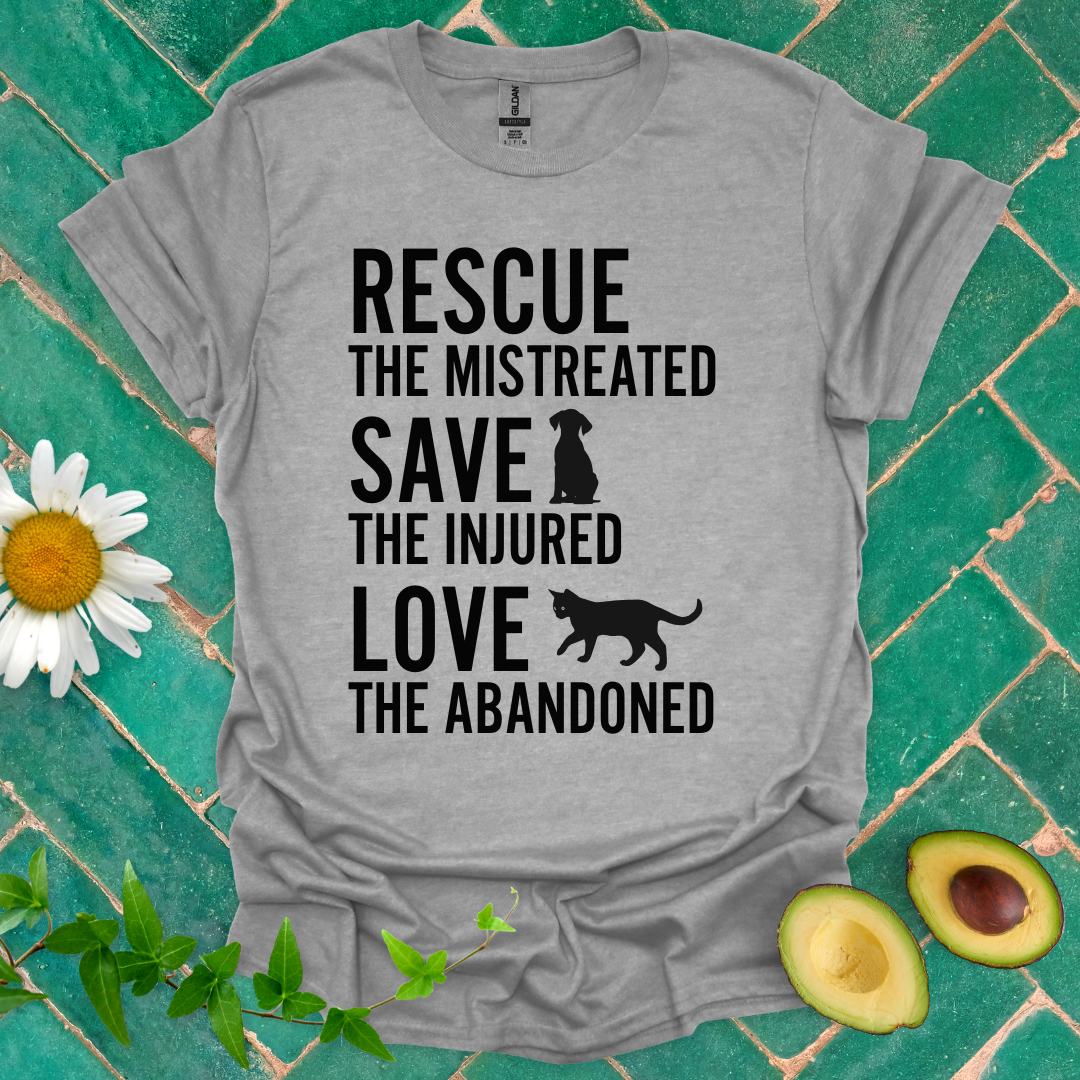 Rescue Save Love Tee