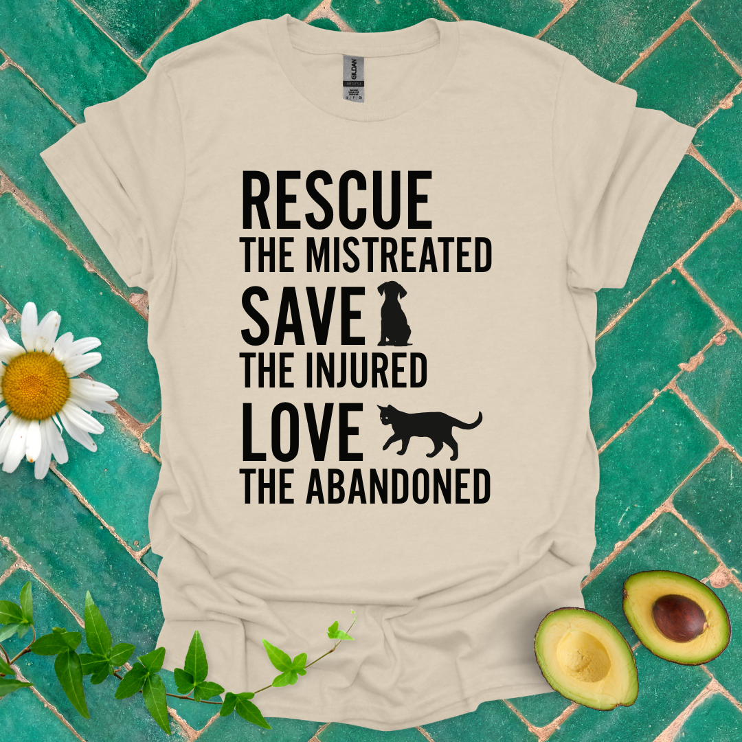 Rescue Save Love Tee