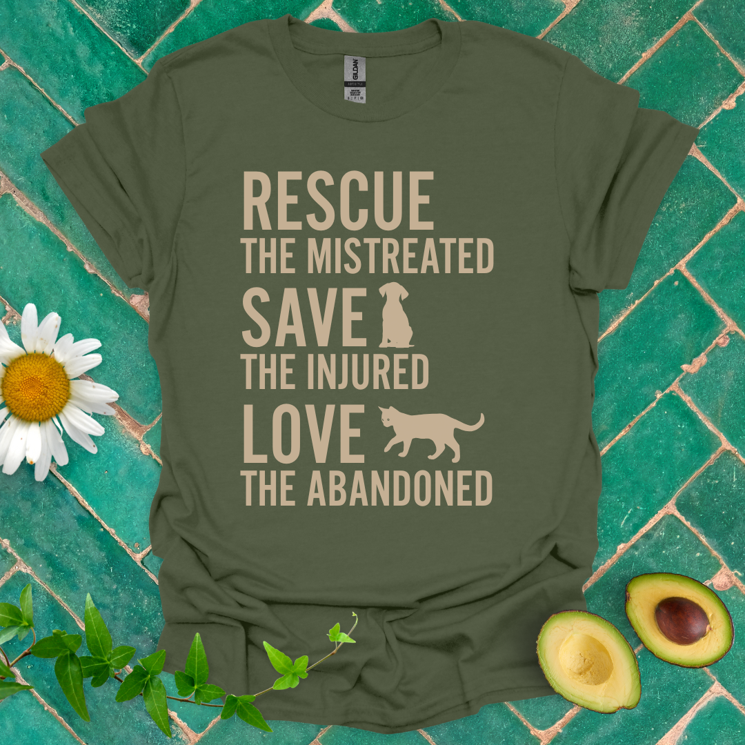 Rescue Save Love Tee