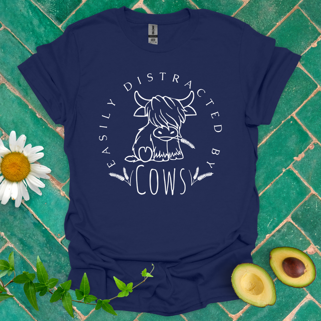 Distracted by Cows Tee