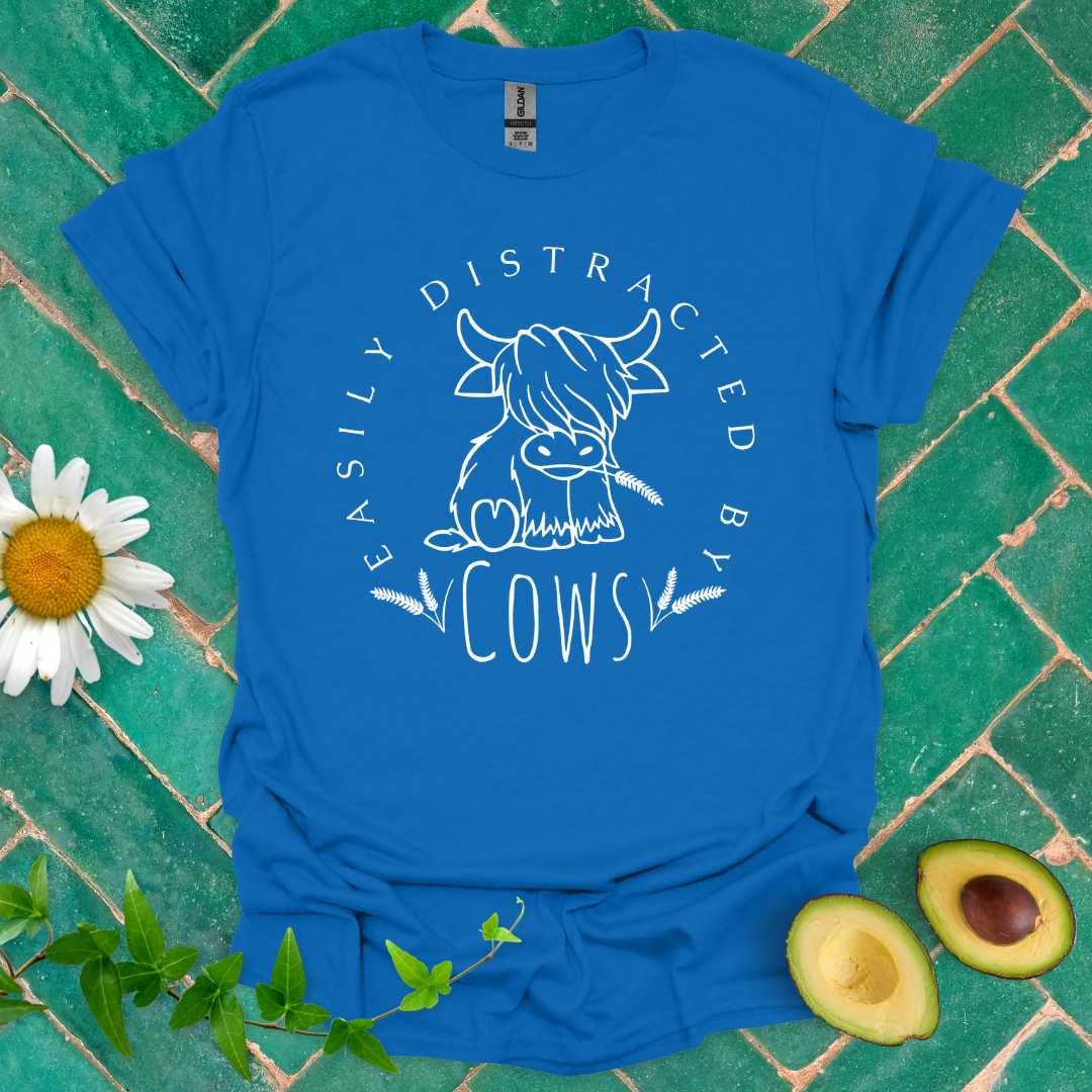 Distracted by Cows Tee