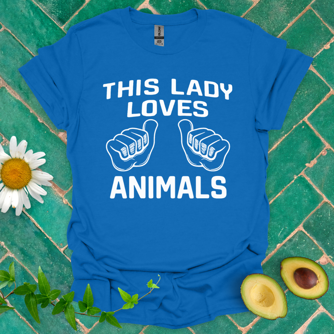 Lady Loves Animals Tee