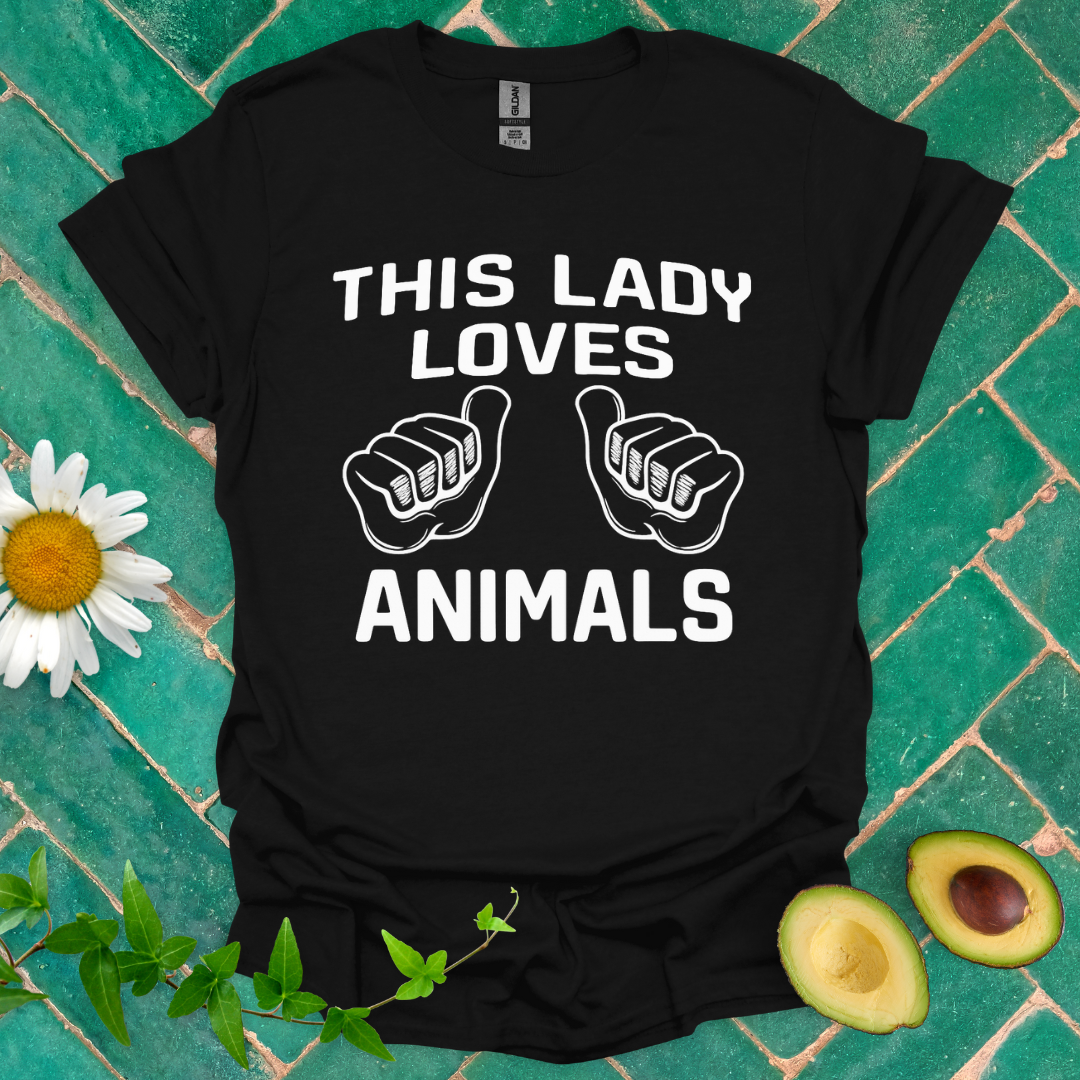 Lady Loves Animals Tee