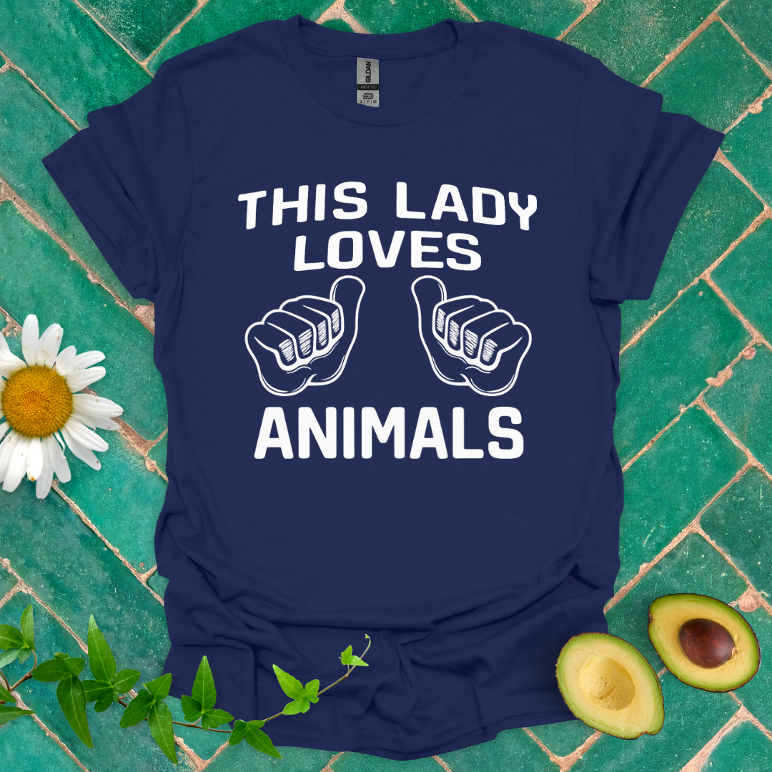 Lady Loves Animals Tee