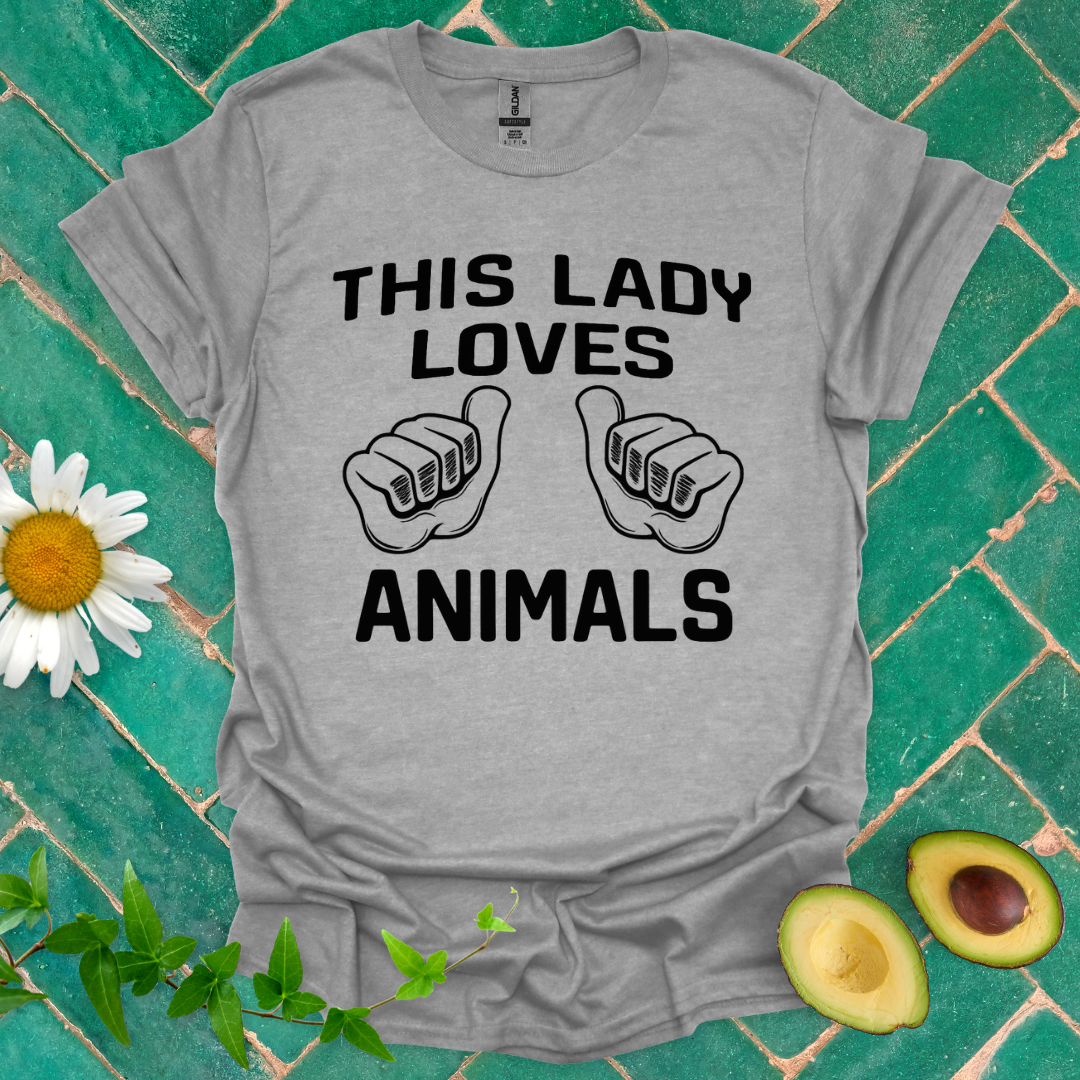 Lady Loves Animals Tee