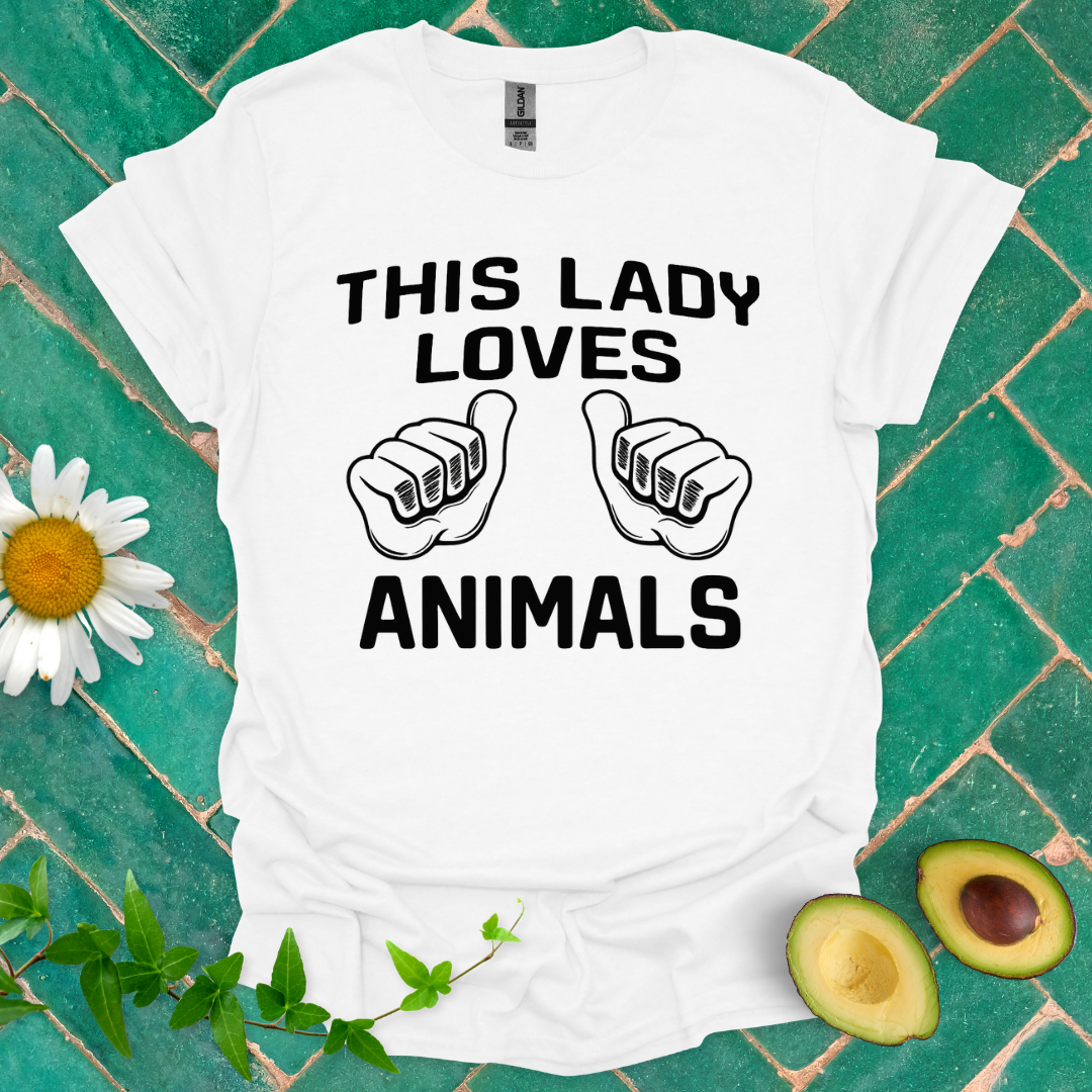 Lady Loves Animals Tee