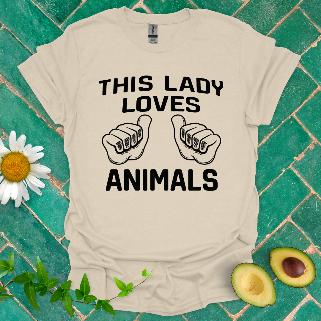 Lady Loves Animals Tee
