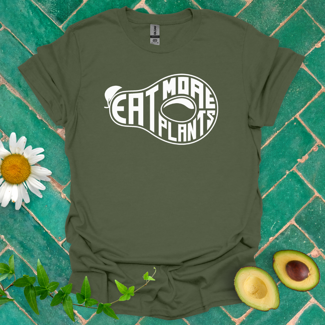 Cute Eat More Plants Tee