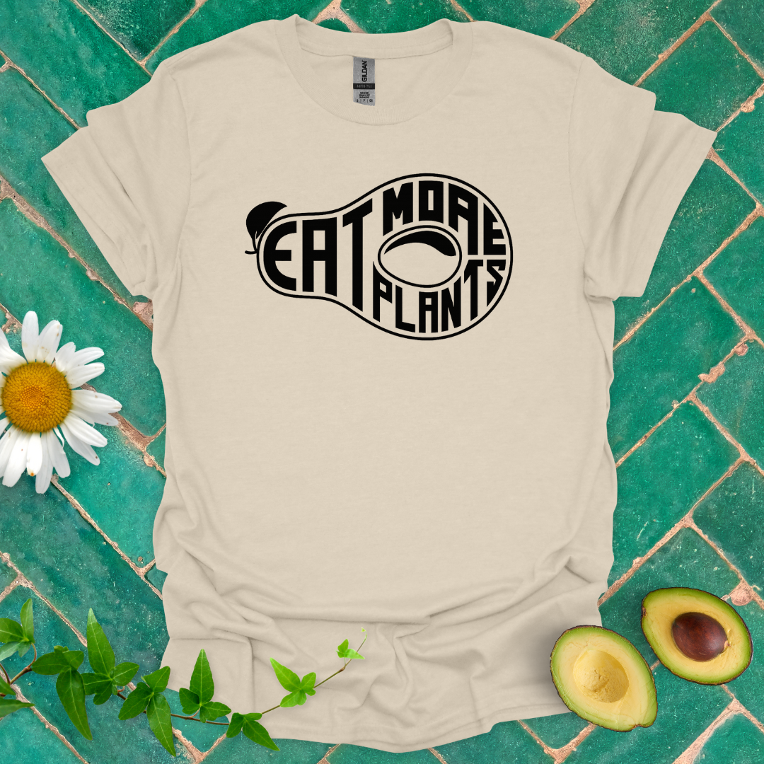 Cute Eat More Plants Tee