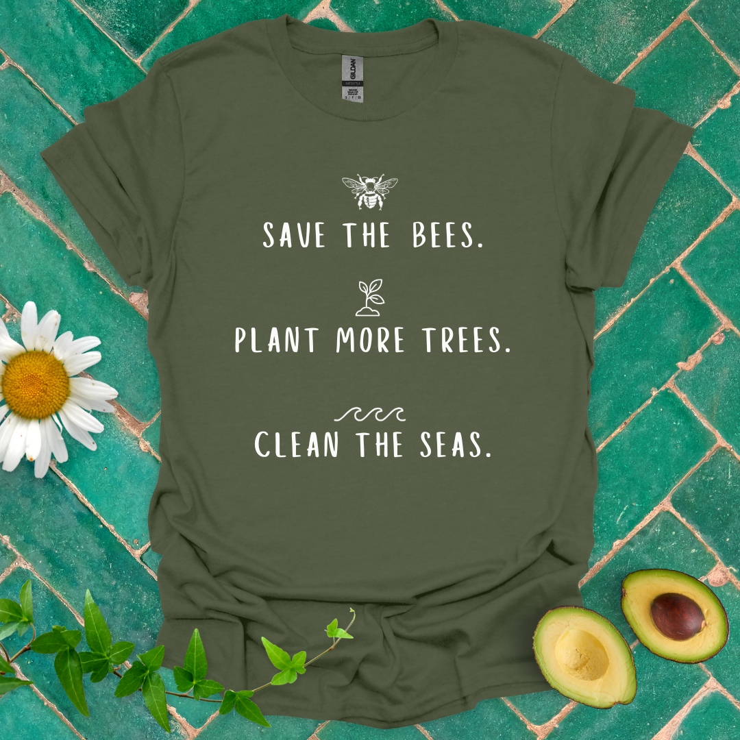 Save Plant Clean Tee