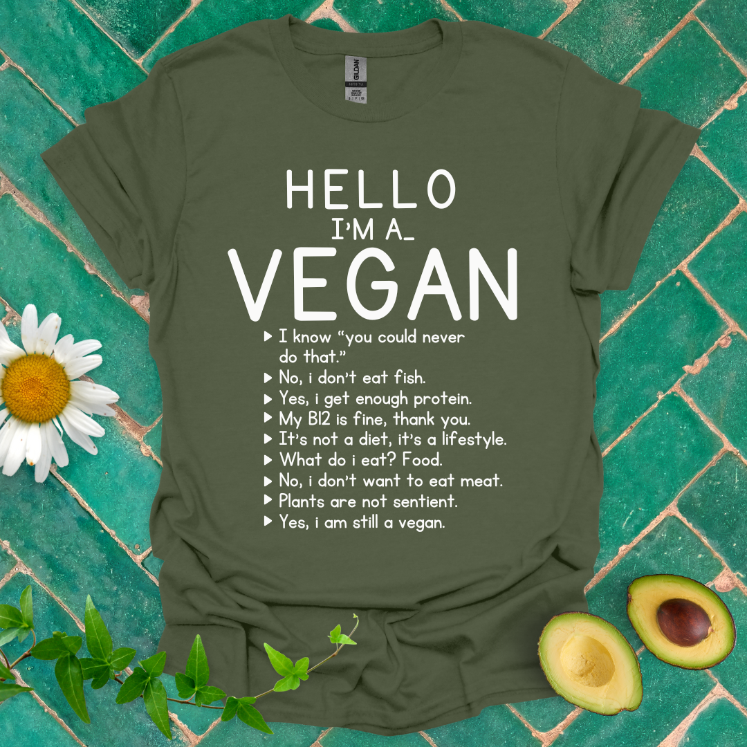Hello Vegan Tee