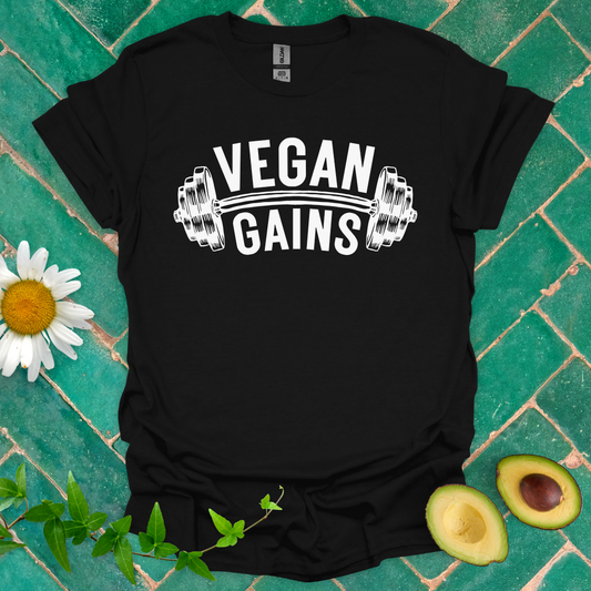 Vegan Gains Gym Tee