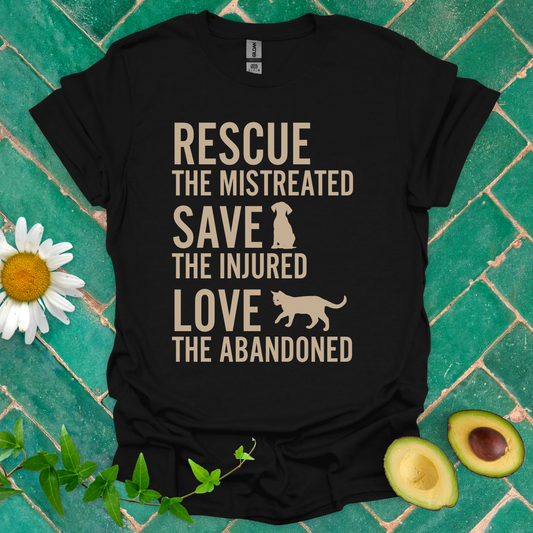 Rescue Save Love Tee