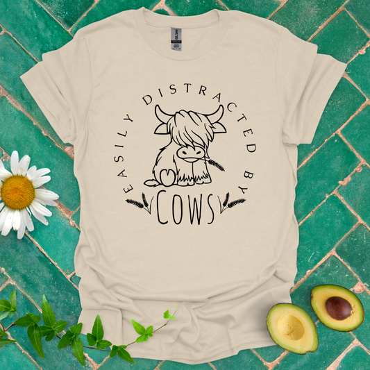 Distracted by Cows Tee