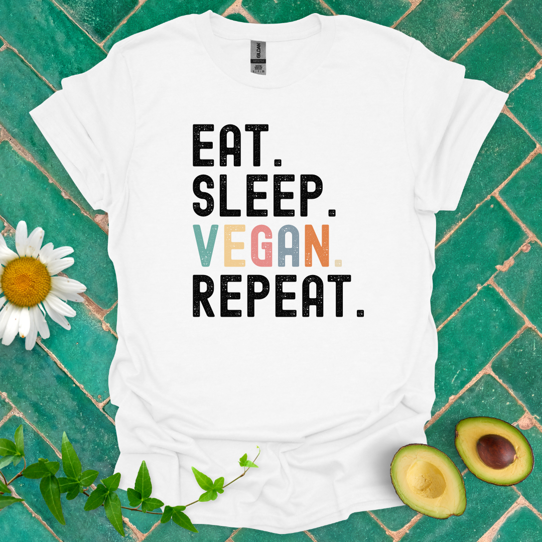 Eat Sleep Vegan Tee