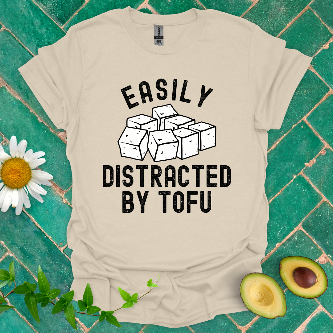Distracted by Tofu Tee