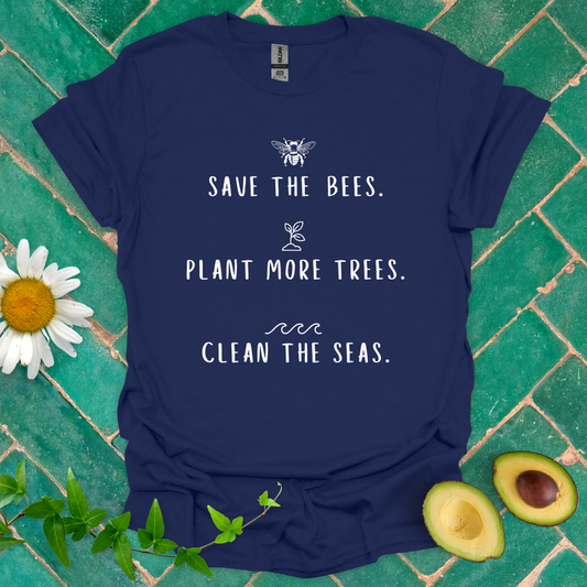 Save Plant Clean Tee